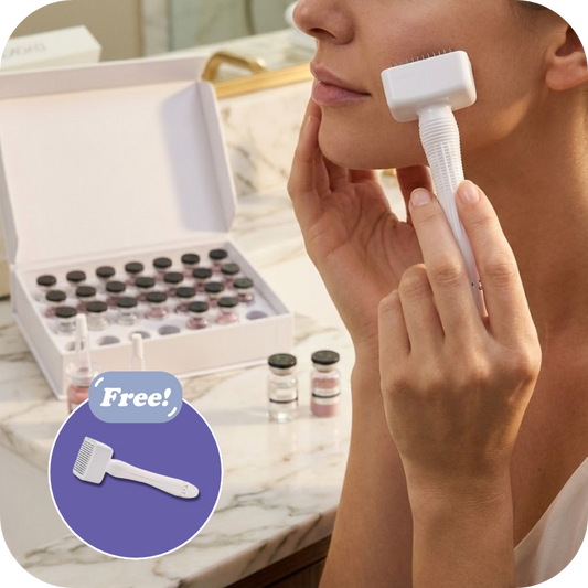 DENOVO: The "Absorption Multiplier" - Derma-Stamp (Micro-Channeling Tool)